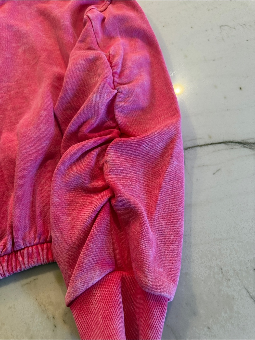 FP Movement by Free People Pink Cropped Quarter-Zip Sweatshirt - Picture 2 of 4